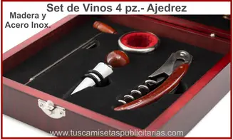 Set de Vino Ajedrez