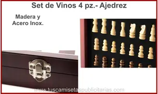 Set de Vino Ajedrez