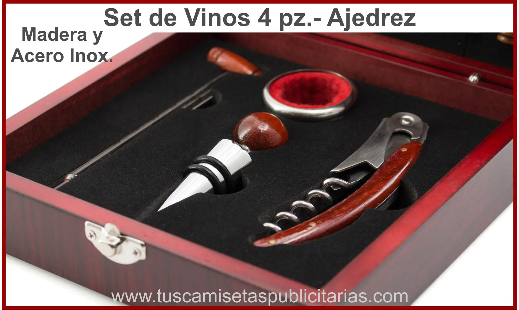Set de Vino Ajedrez