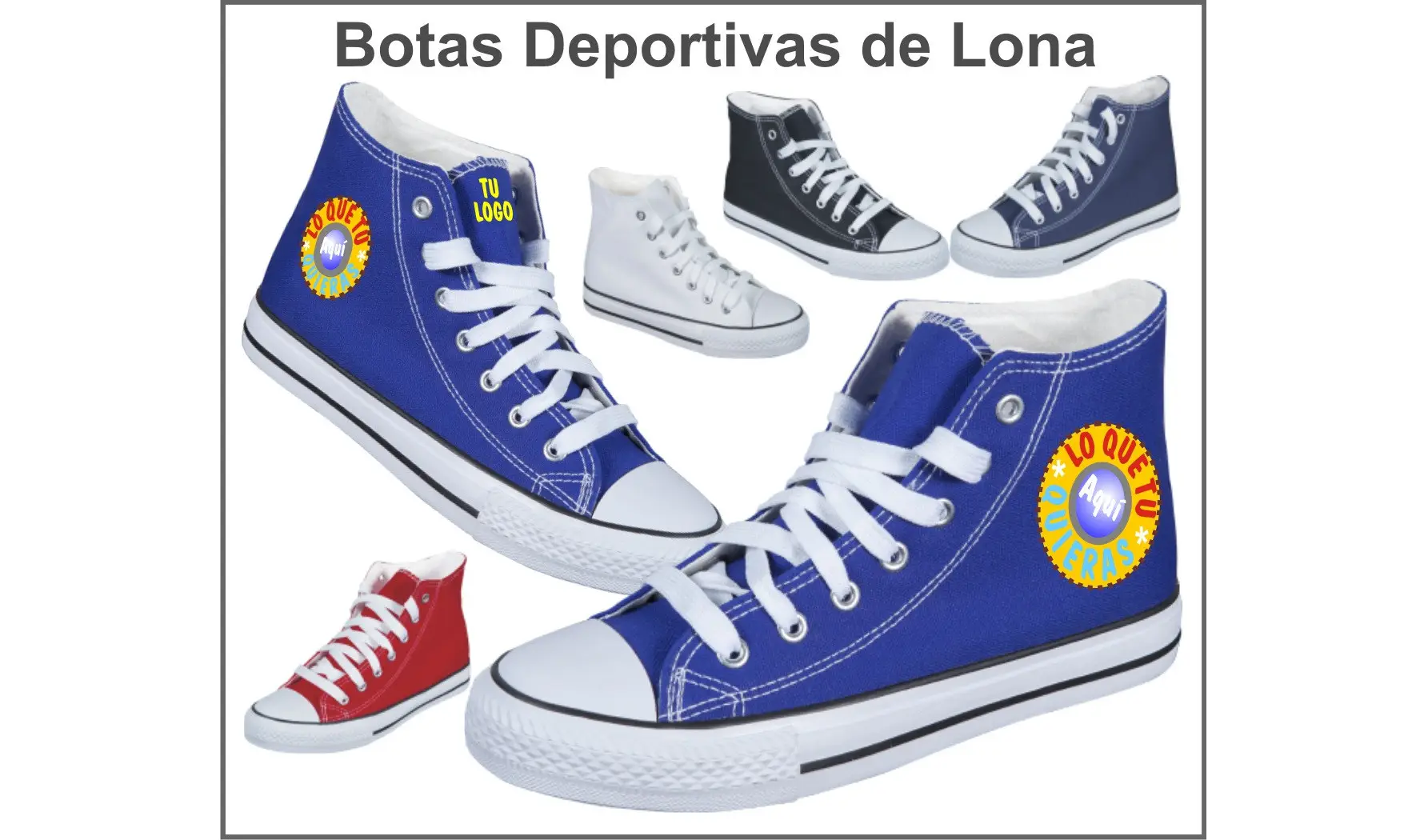 Botas Lona Personalizadas