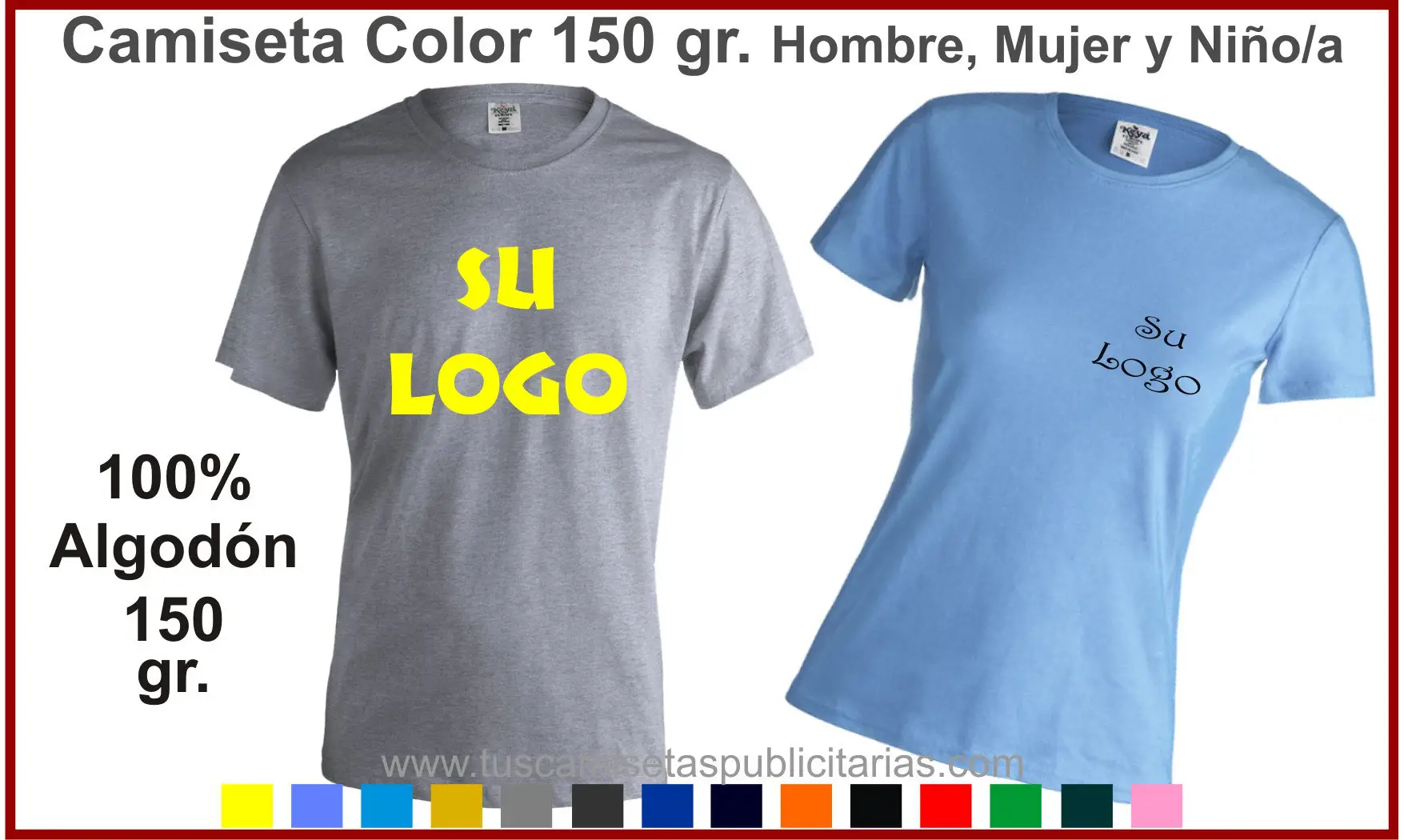 Camisetas Online Publicitarias