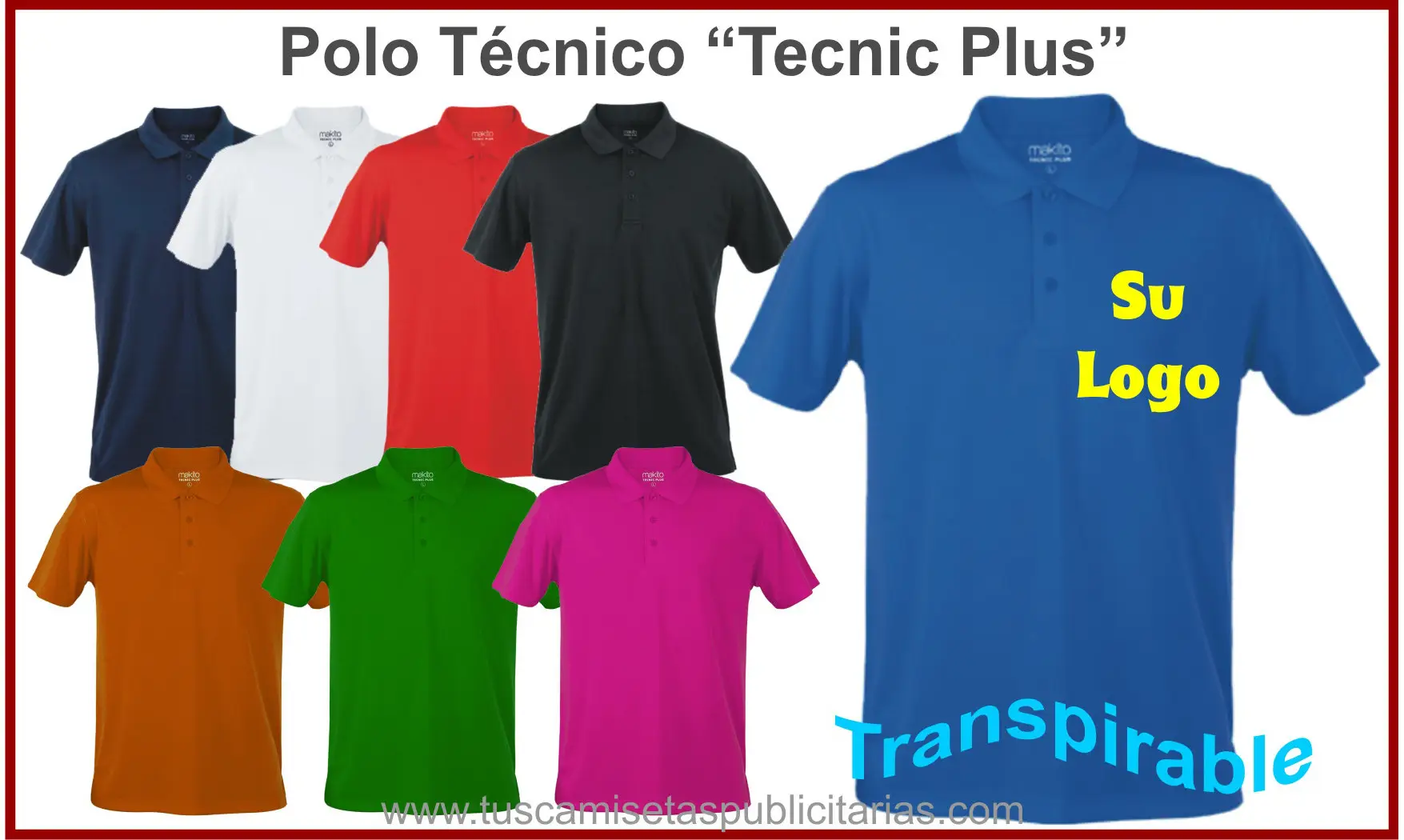 Polos Técnicos Personalizados Baratos.