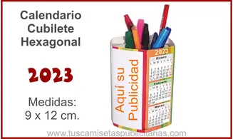 Calendario Cubilete Personalizado