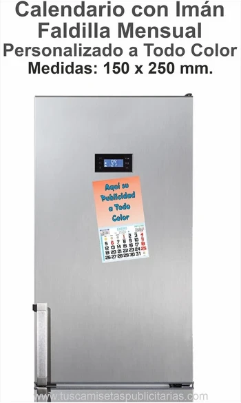 Calendario Magnetico Publicitario