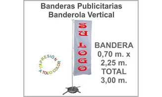 Bandera Publicitaria Rectangular