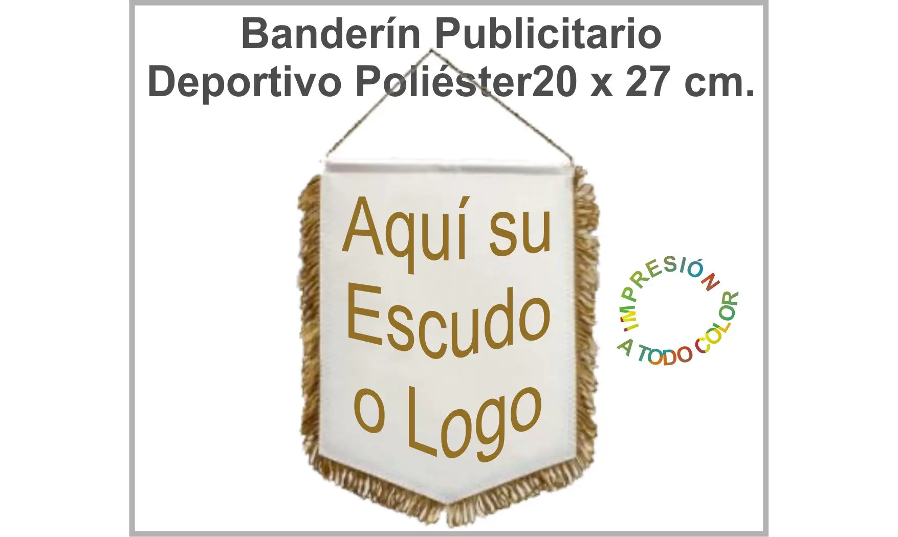 Banderín Publicitario Deportivo
