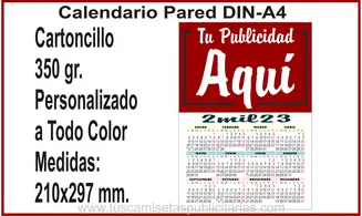 Calendarios Pared Personalizados