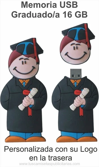 Memorias USB Graduaciones Personalizadas