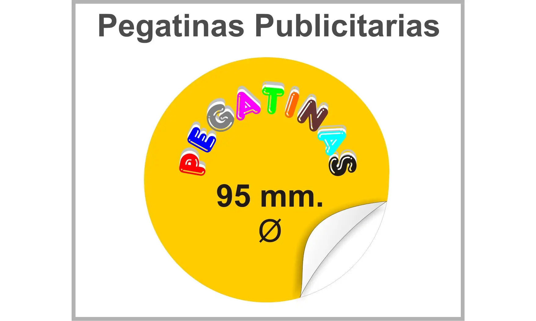 Pegatinas Redonda 95