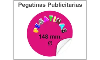 Pegatinas Redonda 148