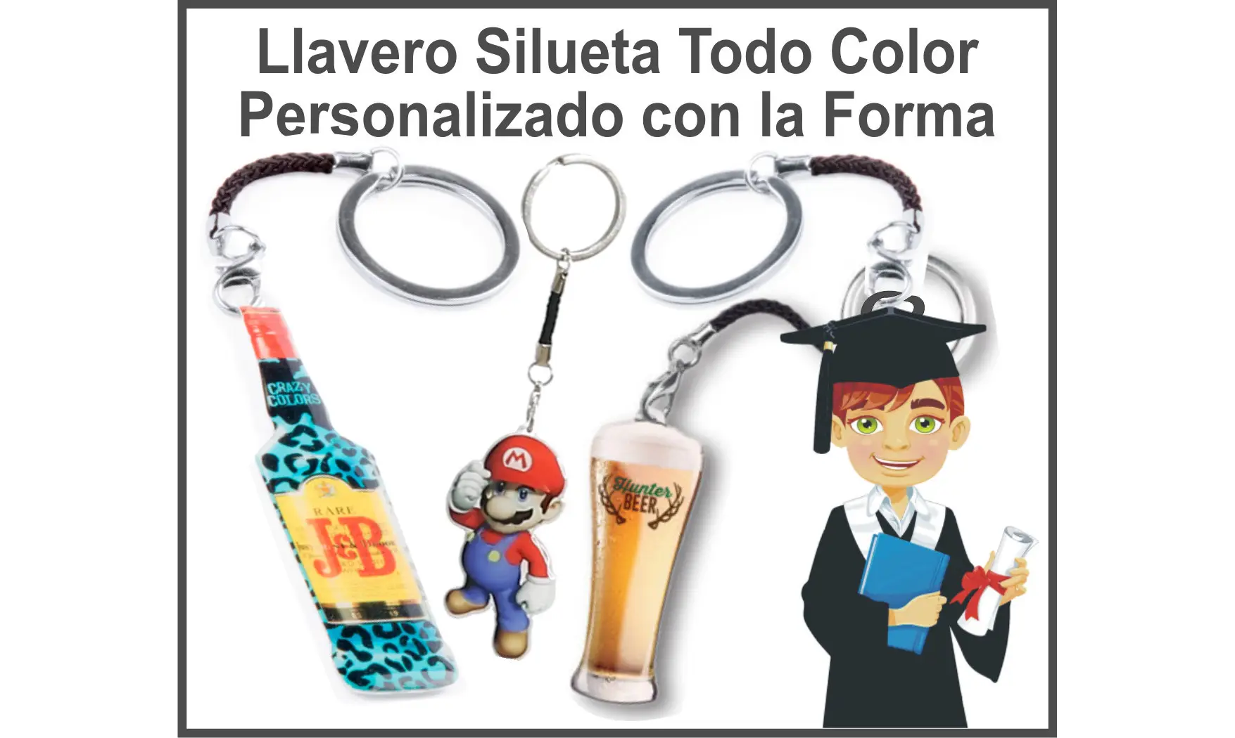 Llavero Silueta Publicidad