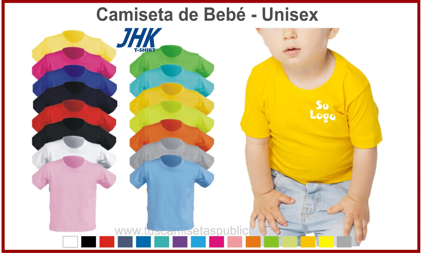 Camisetas Bebé Personalizadas
