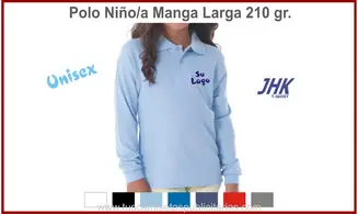 Polo Niño M/Larga Personalizado