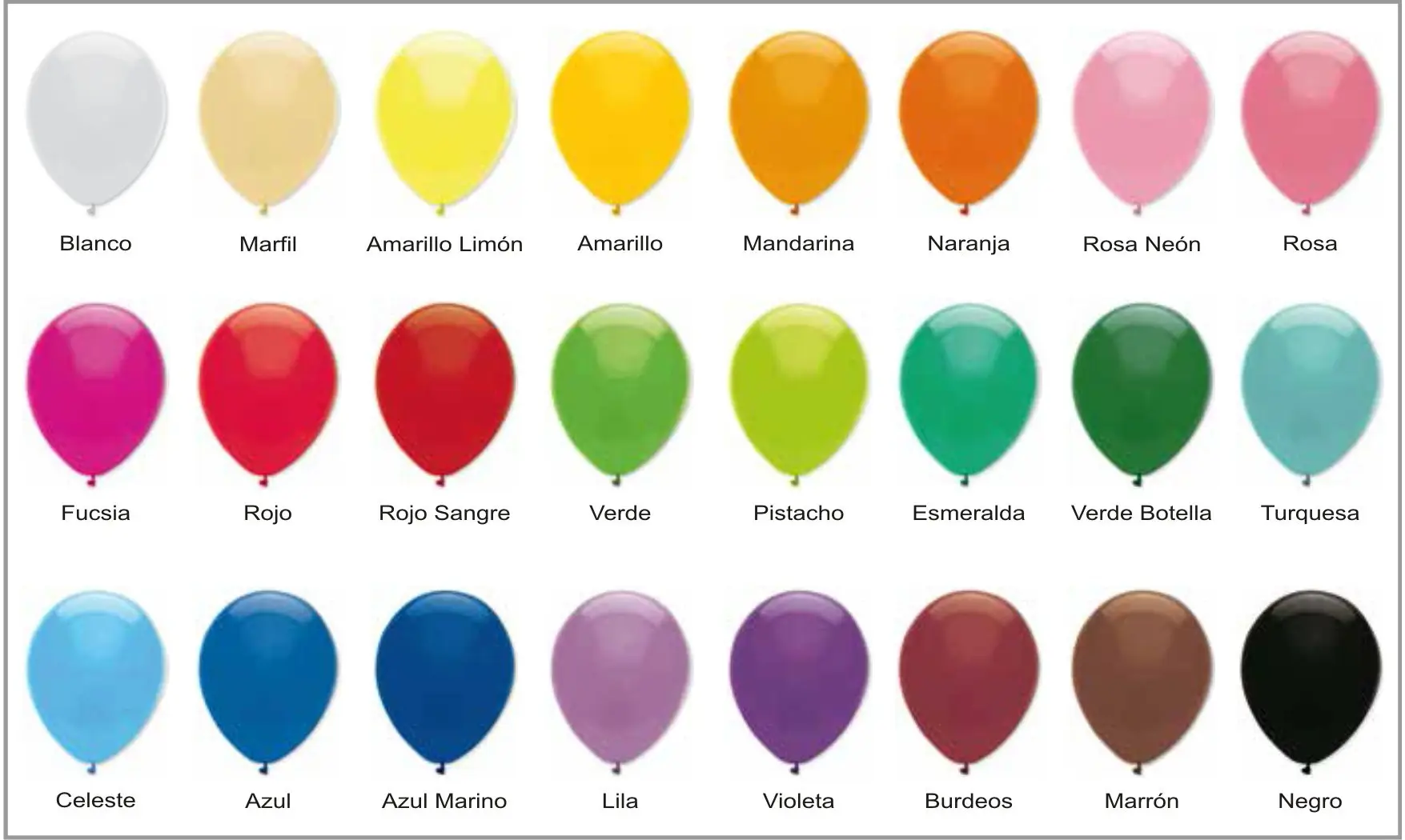 Globos Publicitarios 33 cm.