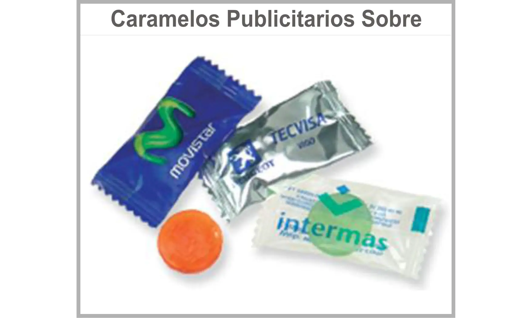 Caramelos Publicitarios Sobre
