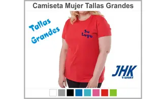 Camiseta Mujer Talla Grande.
