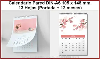 Calendario Personalizado Pared