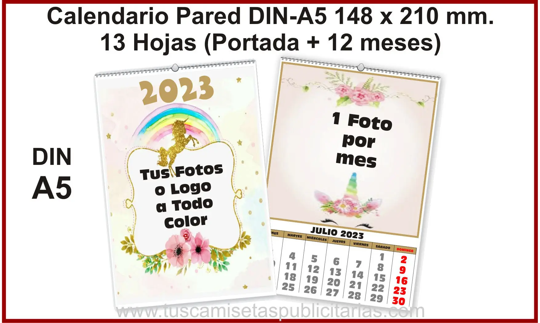 Calendario Publicitario Pared