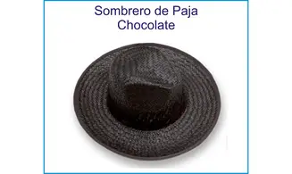 Sombreros Publicitarios Paja Chocolate