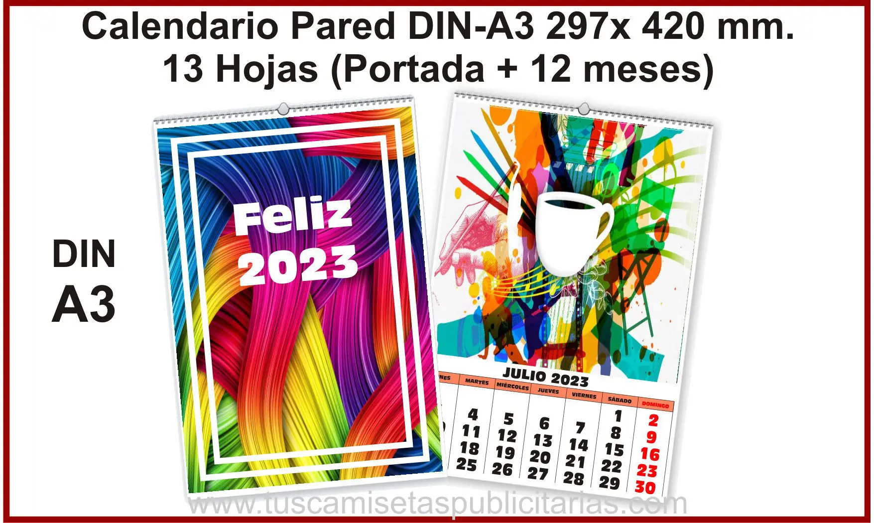 Calendarios Personalizados Pared