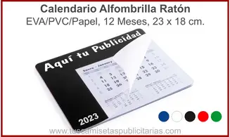 Calendario Alfombrilla Publicidad