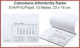 Calendario Alfombrilla Publicidad