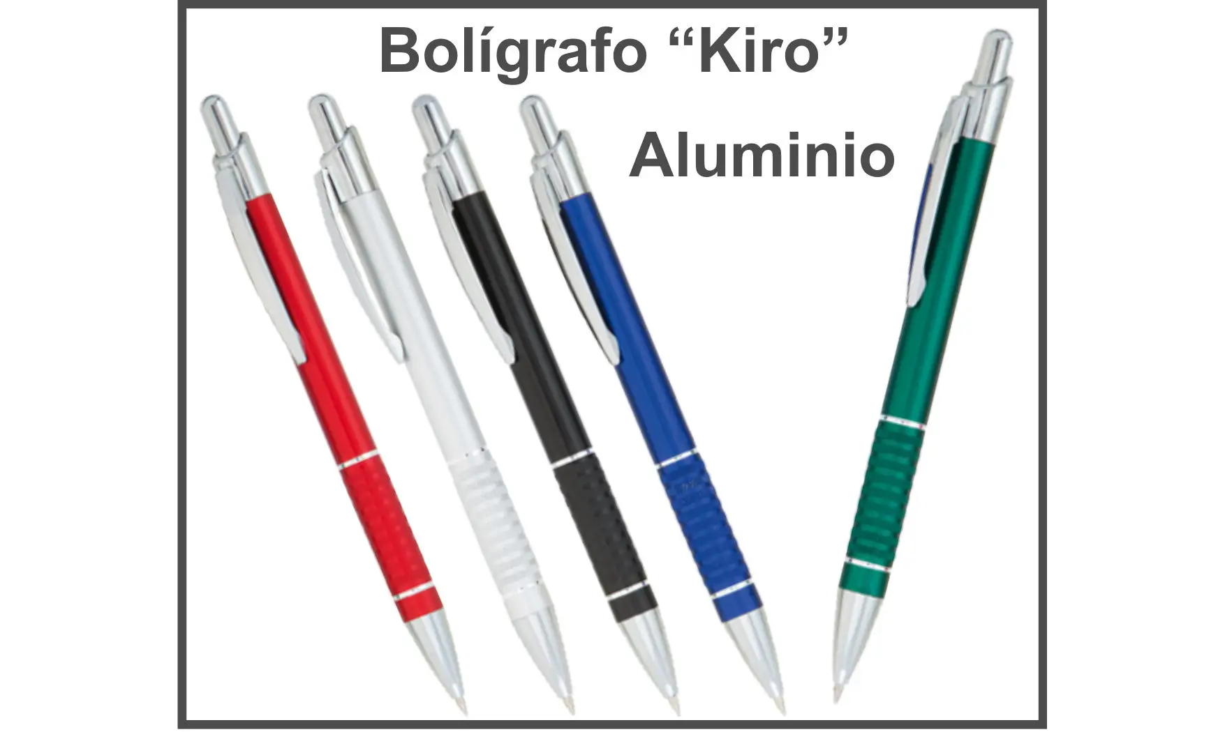 Boligrafo Personalizado Aluminio