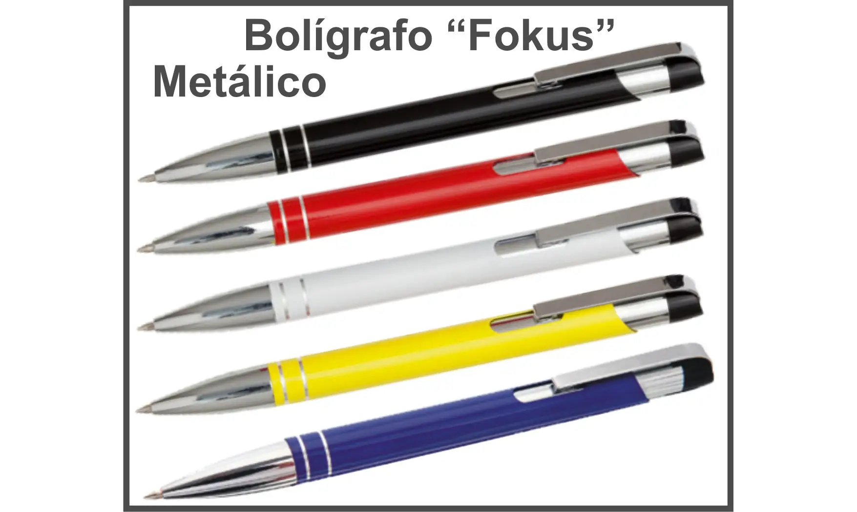Boligrafo Personalizado Metálico