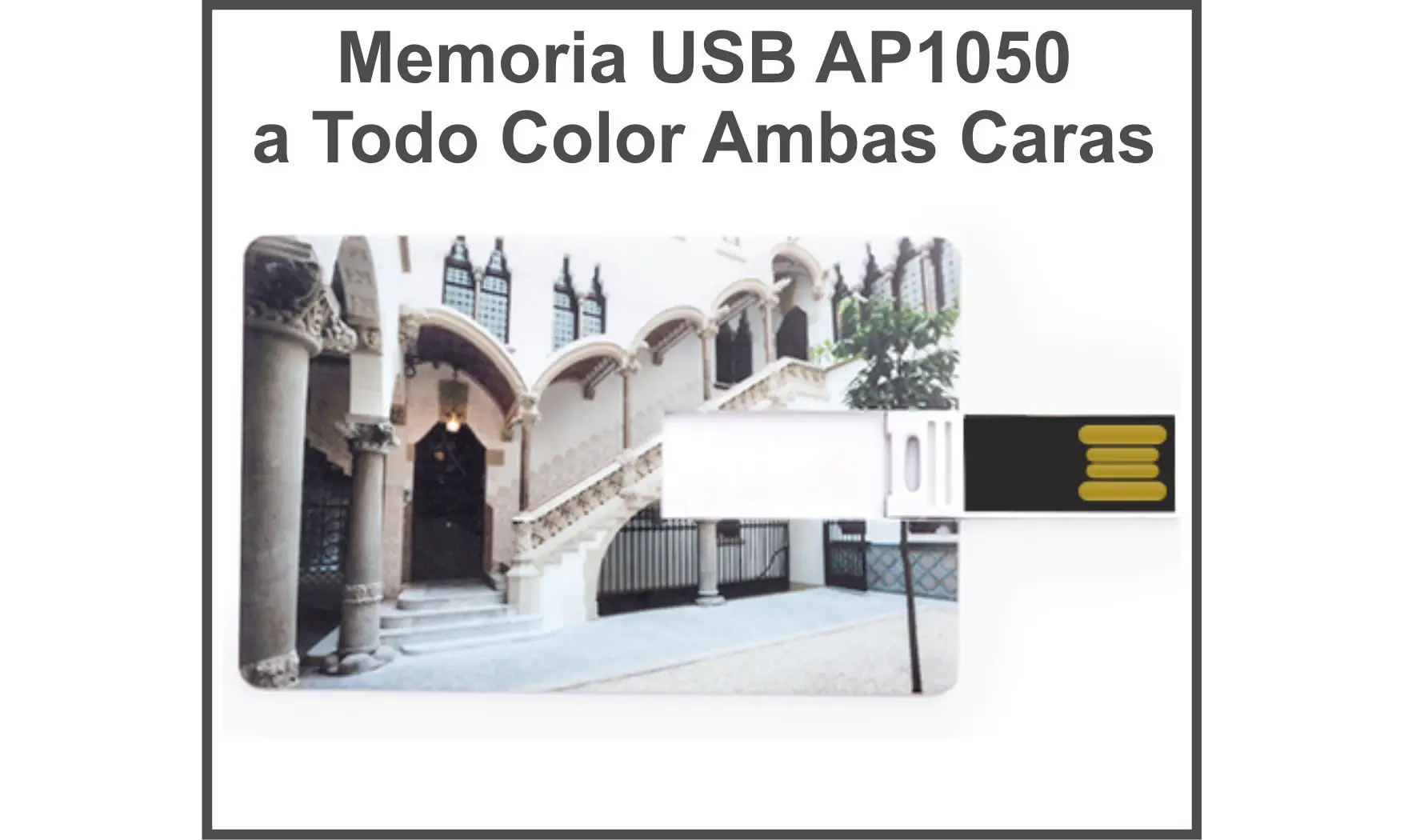 Memoria USB Publicitaria Tarjeta