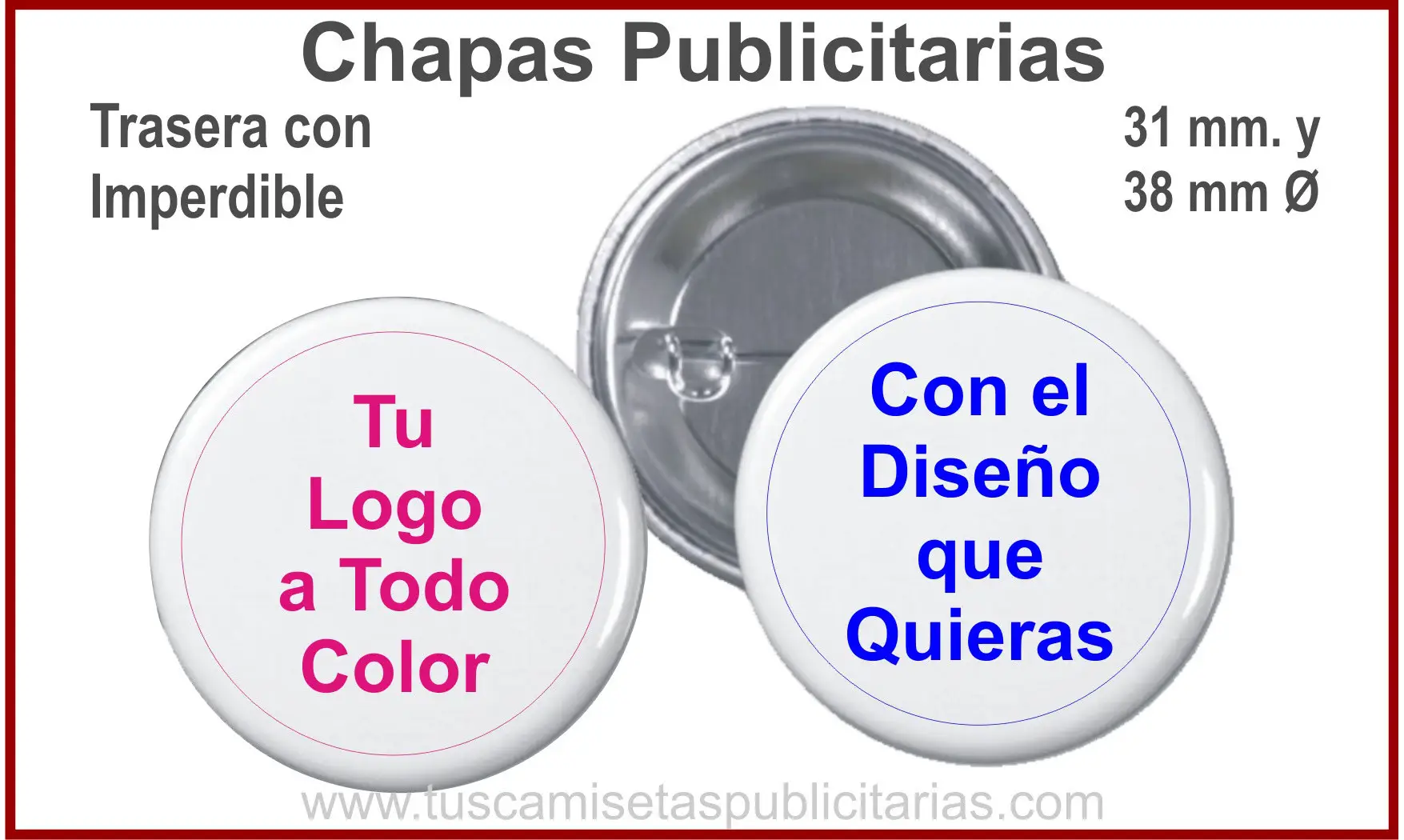 Chapas Publicitarias