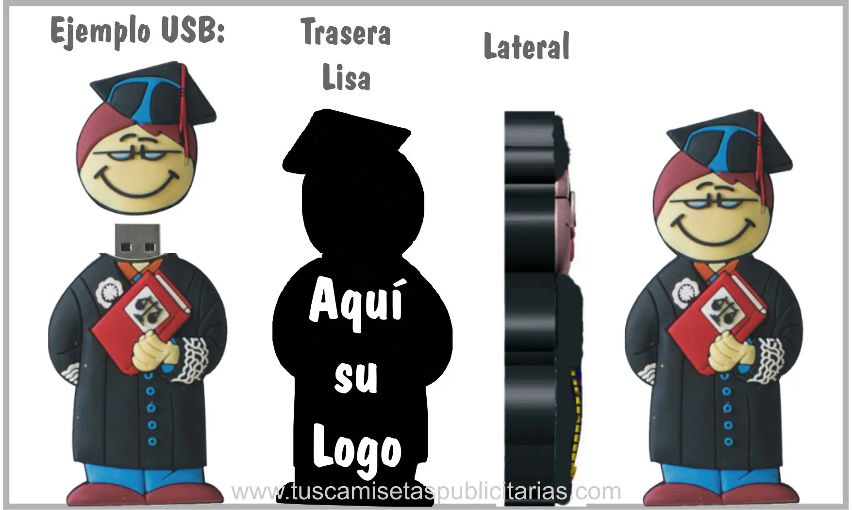 Pendrive USB Graduación