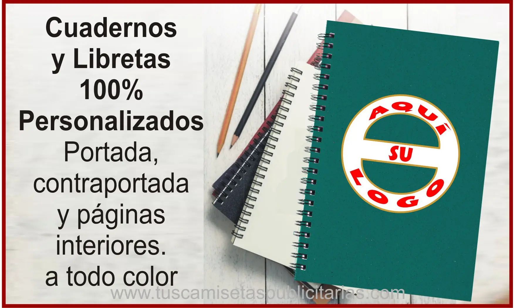 Cuadernos 100x100 Personalizados
