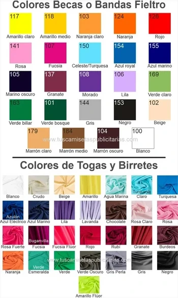 Estolas para Graduaciones