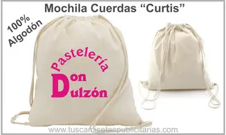 Mochila Saco Algodón