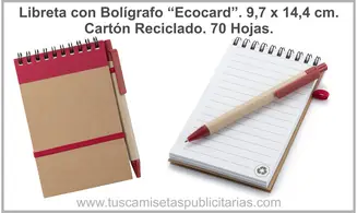 Libreta Cartón Reciclado