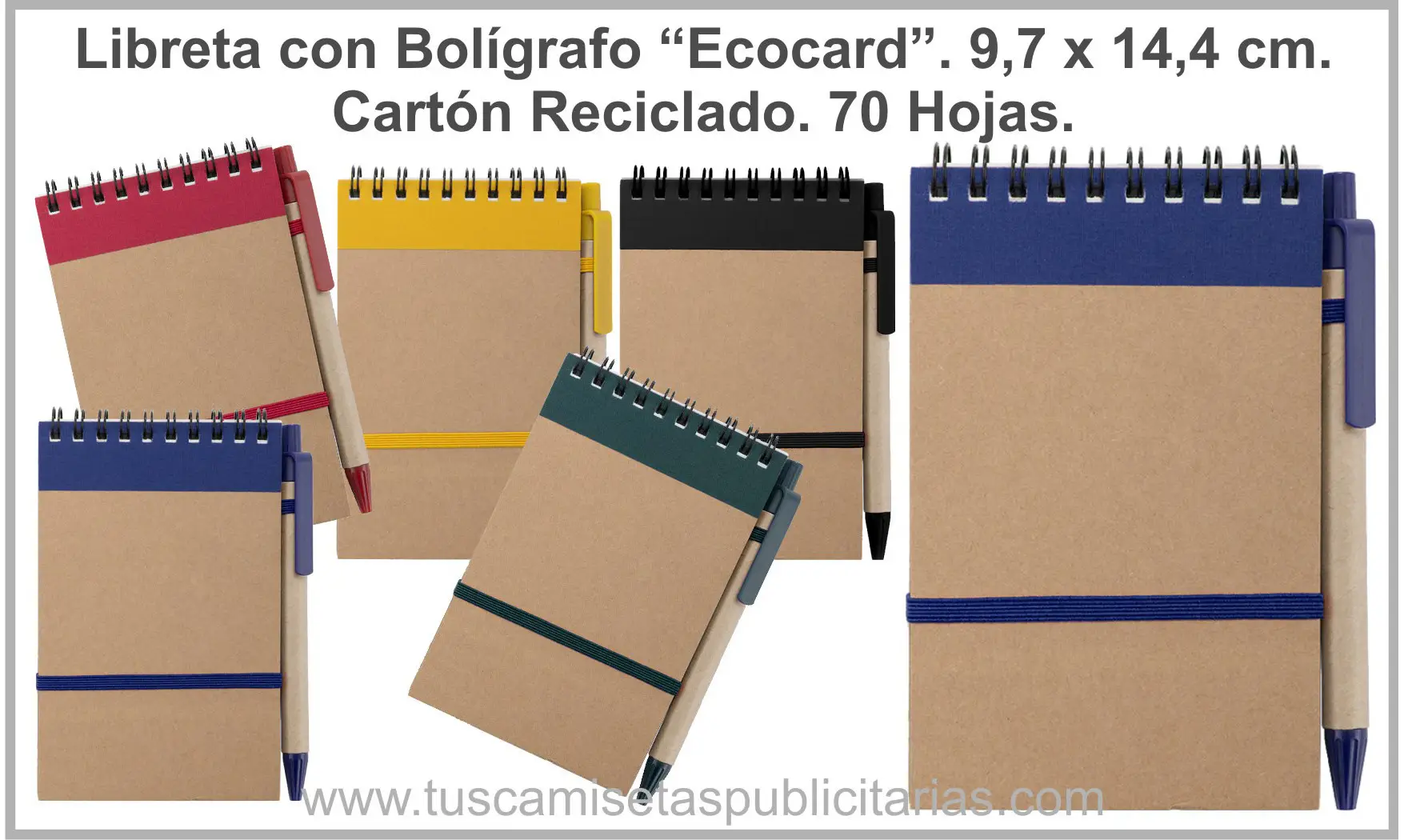 Libreta Cartón Reciclado