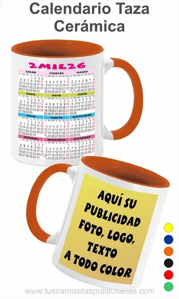Calendario Taza Personalizada