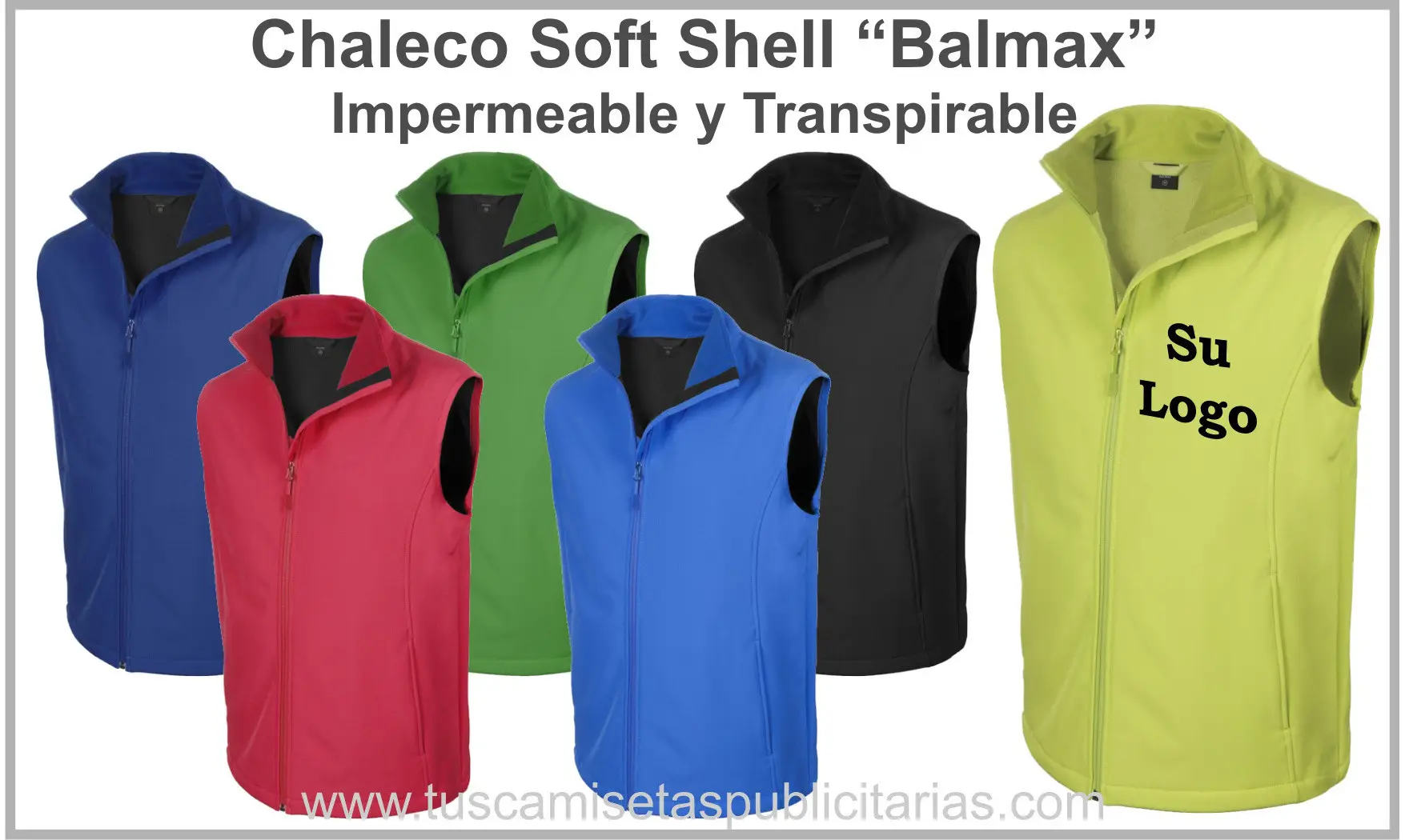 Chaleco Soft Shell Personalizado