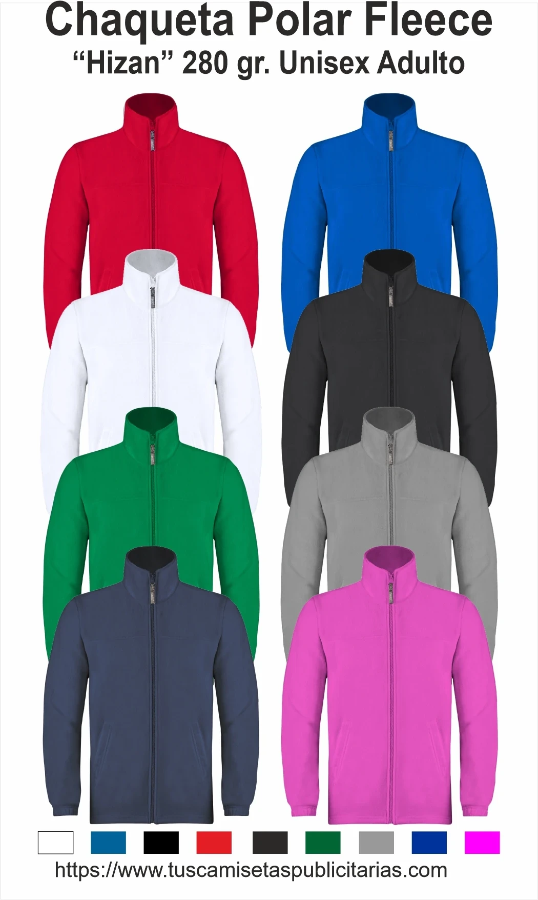Chaquetas Polares Publicitarias