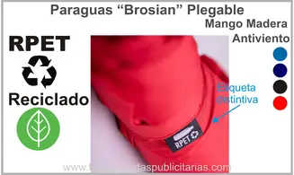 Paraguas RPET Reciclado, Publicitario