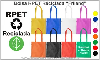 Bolsas RPET Recicladas para Publicidad