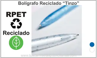 Bolígrafo Reciclado RPET Personalizado