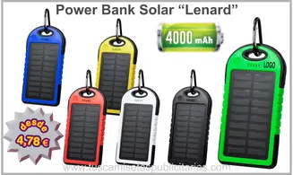 Power Bank Solar Personalizado