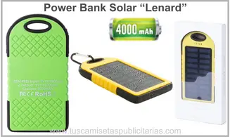 Power Bank Solar Personalizado