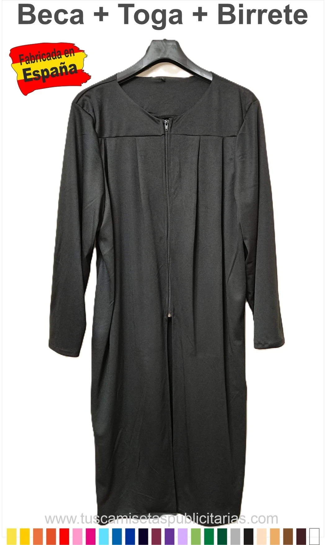 Birrete, Banda y Toga Graduado