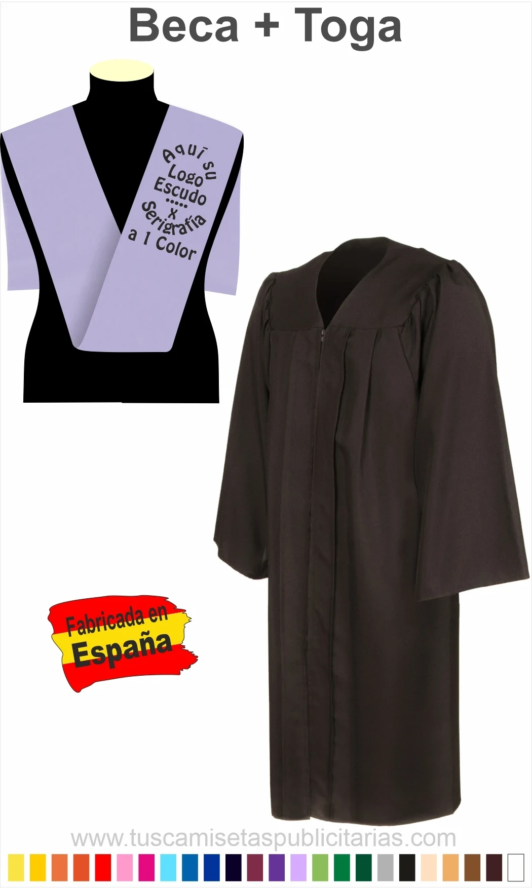 Beca y Toga Graduación