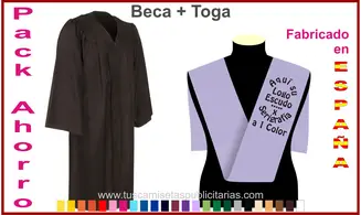 Pack Toga y Beca Graduaciones