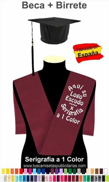 Beca y Birrete Graduación