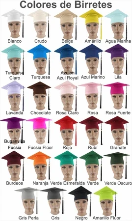 Banda y Birrete Graduado