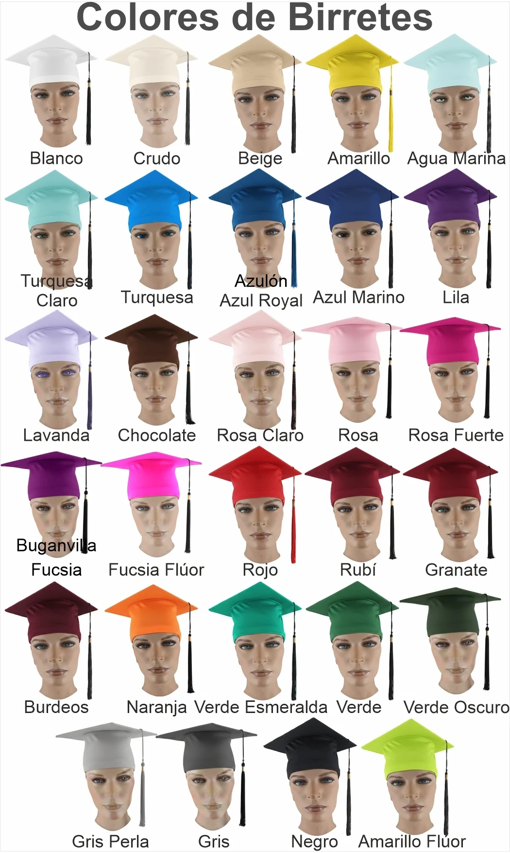 Banda y Birrete Graduado